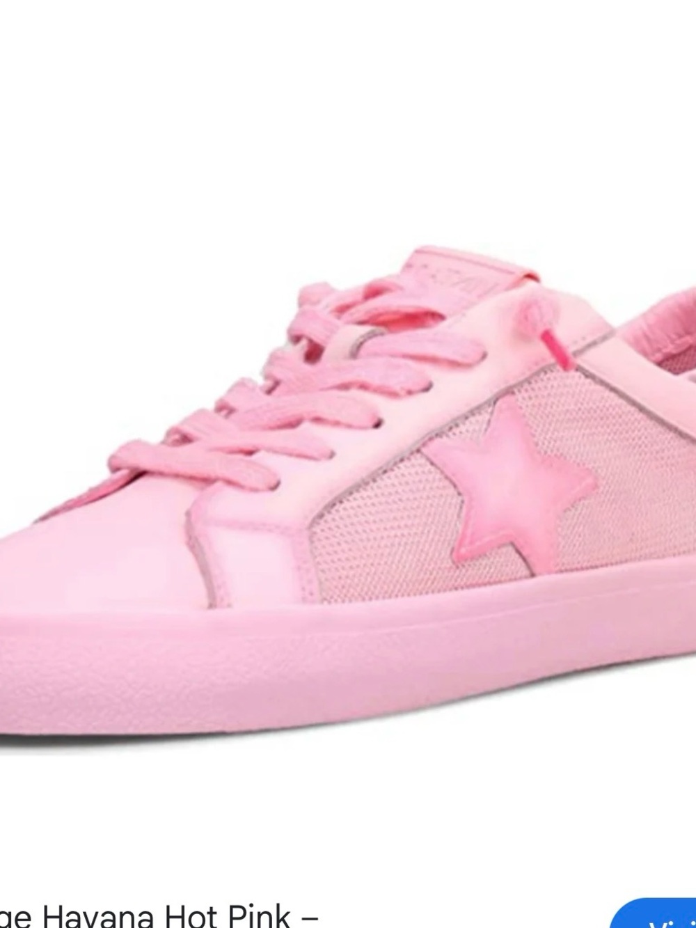 Vintage Havana Hot Pink Low-Top Star Sneakers